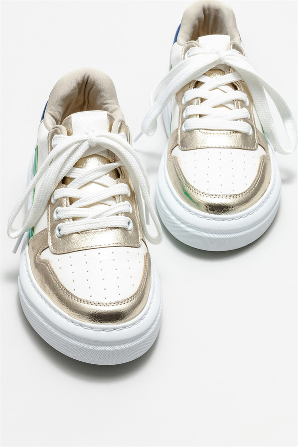 Gold kadın sneaker - Elle Shoes