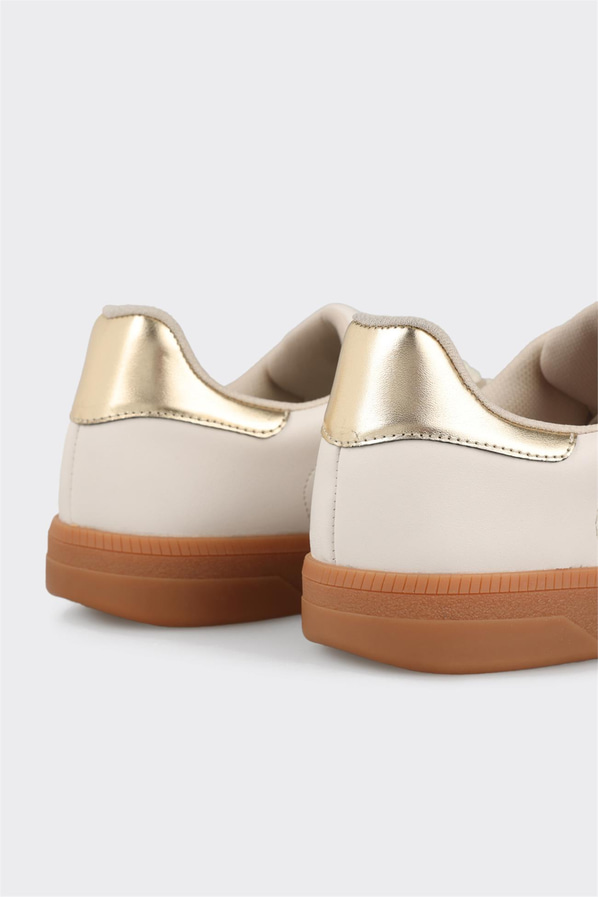 Gold kadın sneaker - Elle Shoes