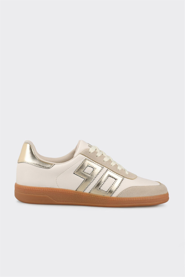 Gold kadın sneaker - Elle Shoes