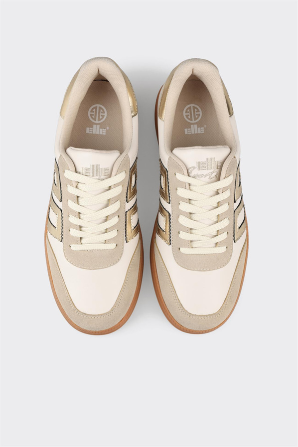 Gold kadın sneaker - Elle Shoes