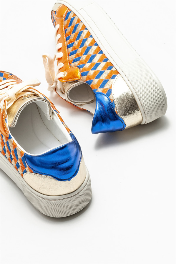 Gold kadın sneaker - Elle Shoes