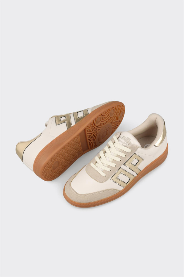 Gold kadın sneaker - Elle Shoes