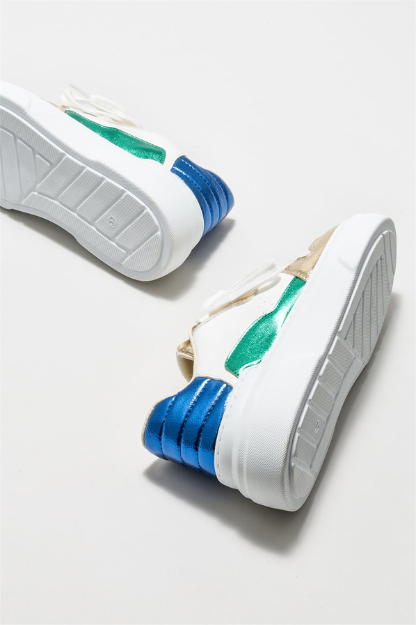 Gold kadın sneaker - Elle Shoes