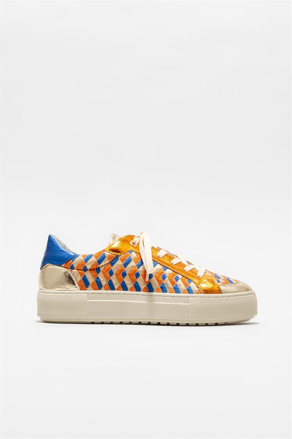 Gold kadın sneaker - Elle Shoes