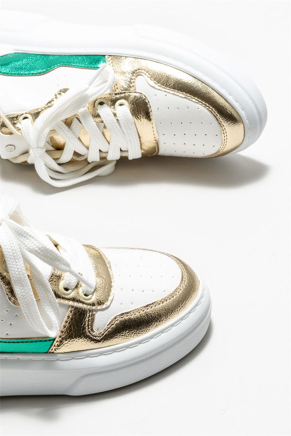Gold kadın sneaker - Elle Shoes
