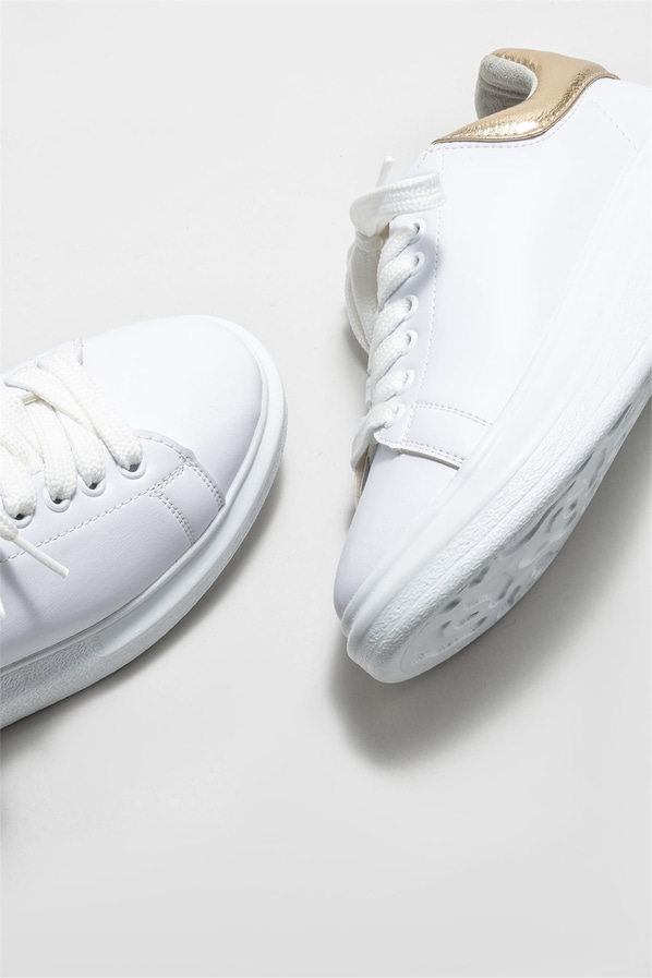 Gold kadın sneaker - Elle Shoes