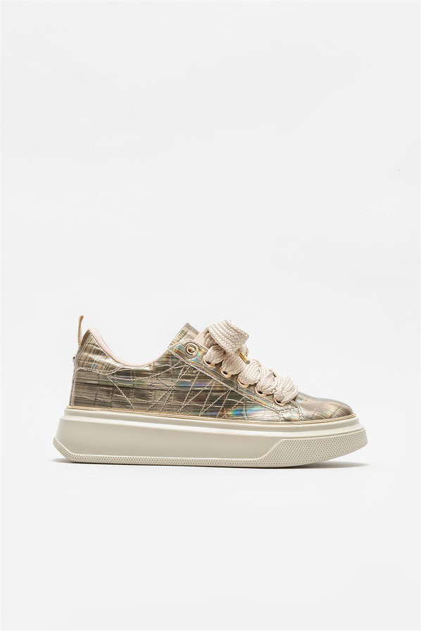Gold kadın sneaker - Elle Shoes