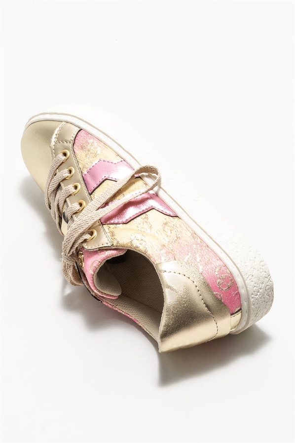 Gold kadın sneaker - Elle Shoes