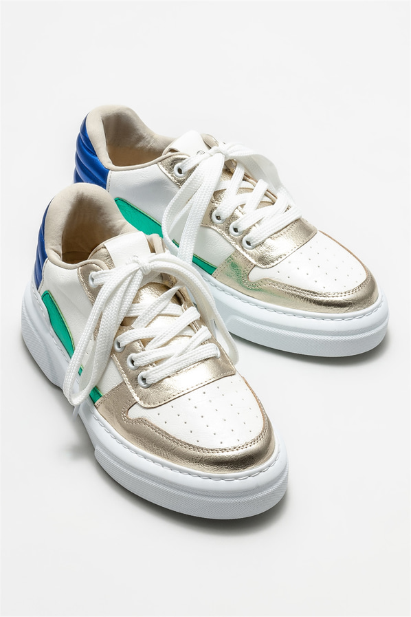 Gold kadın sneaker - Elle Shoes
