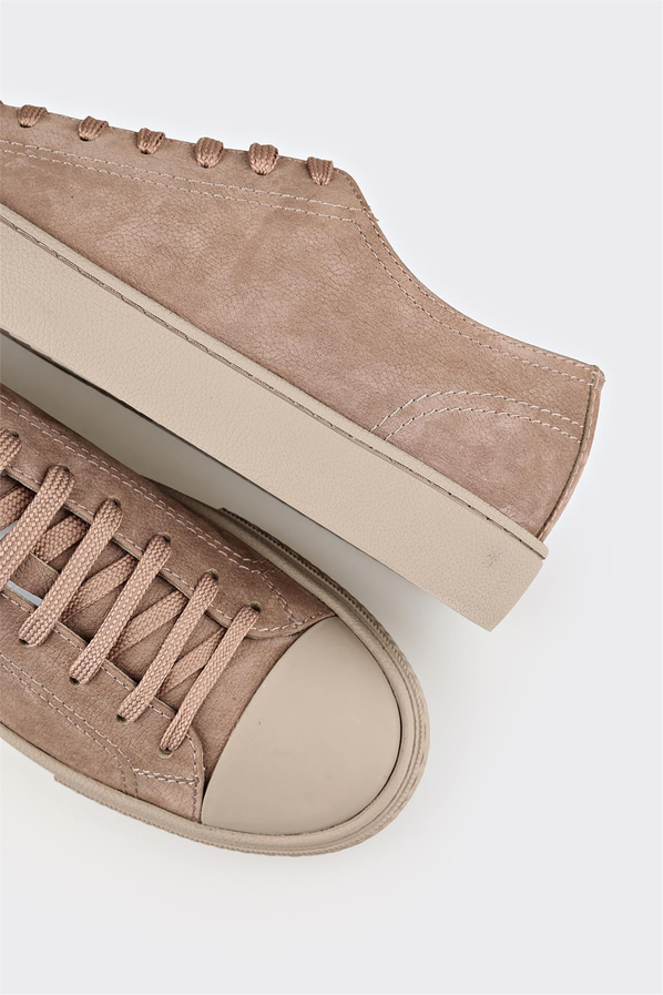 Gri Deri Erkek Günlük Ayakkabı