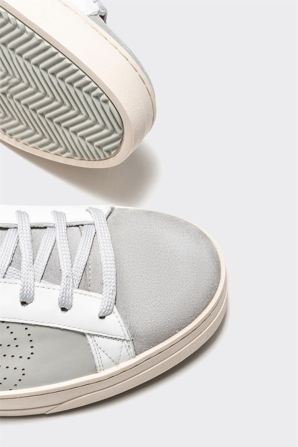 Gri deri erkek spor ayakkabı - Elle Shoes