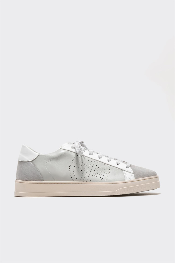 Gri deri erkek spor ayakkabı - Elle Shoes