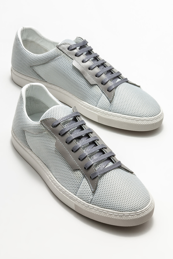 Gri erkek günlük ayakkabı, günlük kullanım için - Elle Shoes