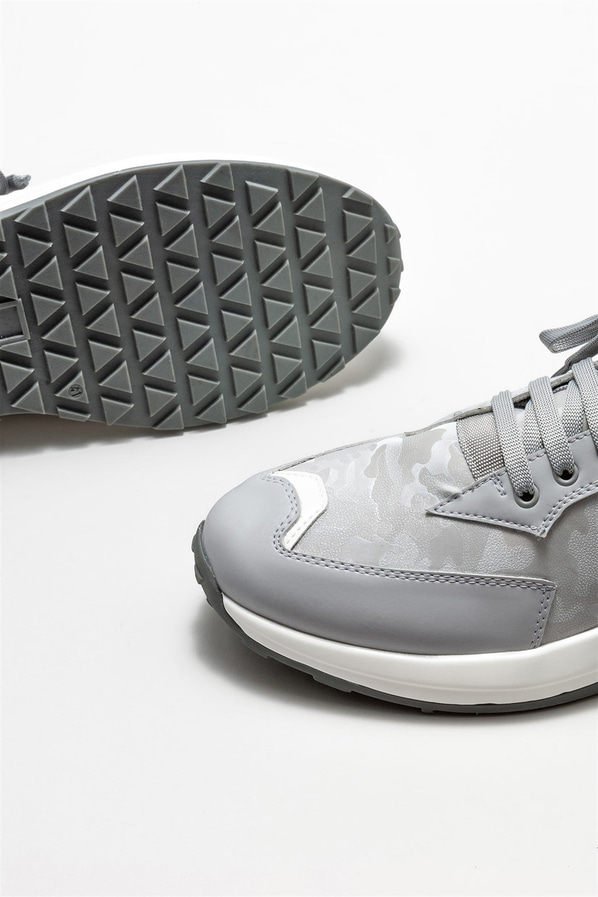 Gri erkek spor ayakkabı - Elle Shoes