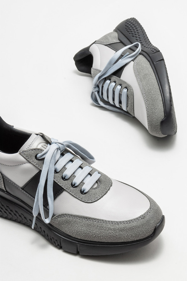 Gri erkek spor ayakkabı - Elle Shoes