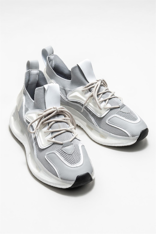 Gri erkek spor ayakkabı - Elle Shoes