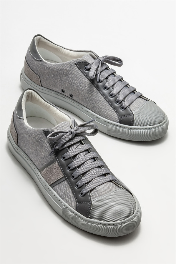 Gri erkek spor ayakkabı - Elle Shoes