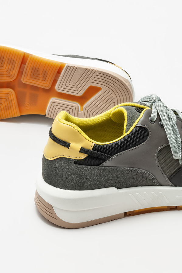 Gri erkek spor ayakkabı - Elle Shoes