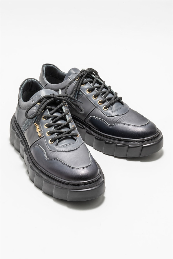 Gri erkek spor ayakkabı - Elle Shoes