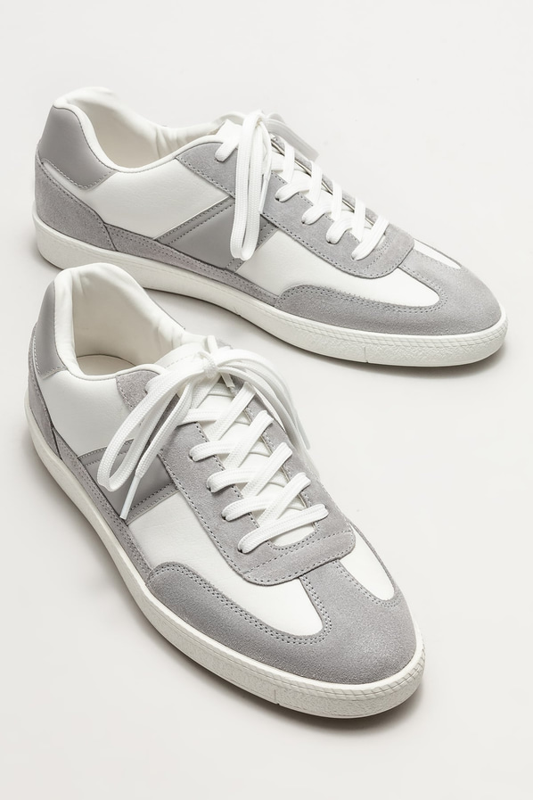 Gri erkek spor ayakkabı - Elle Shoes