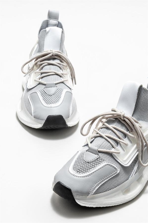 Gri erkek spor ayakkabı - Elle Shoes