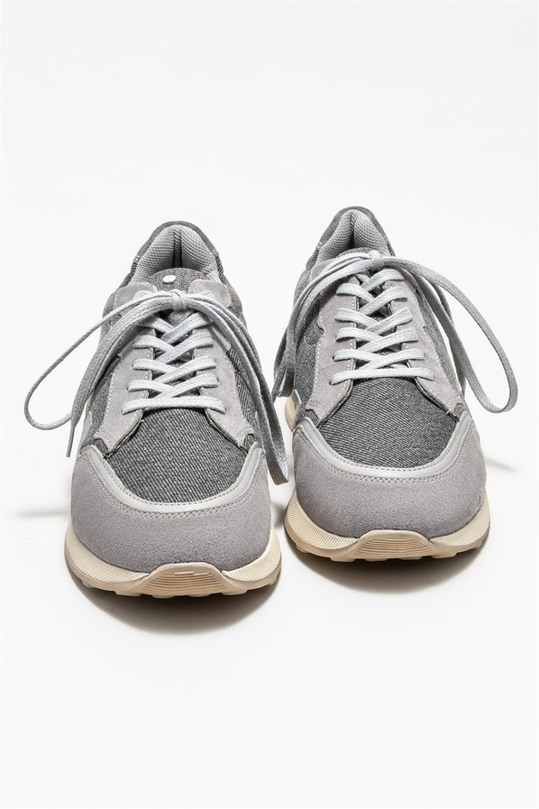 Gri erkek spor ayakkabı - Elle Shoes