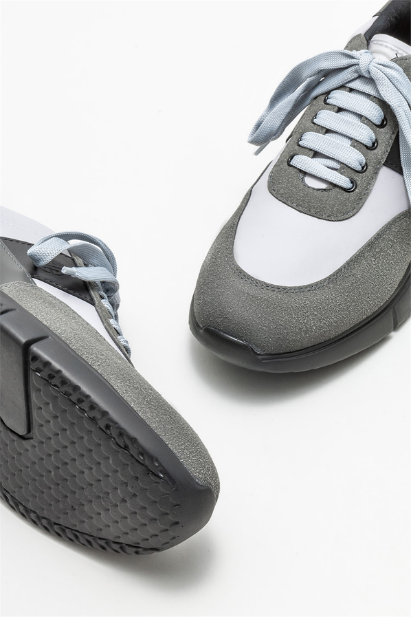 Gri erkek spor ayakkabı - Elle Shoes