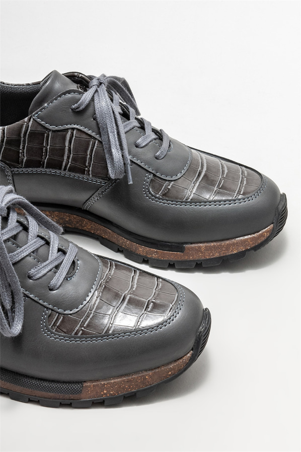 Gri erkek spor ayakkabı - Elle Shoes
