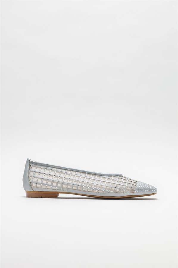 Gri kadın babet - Elle Shoes