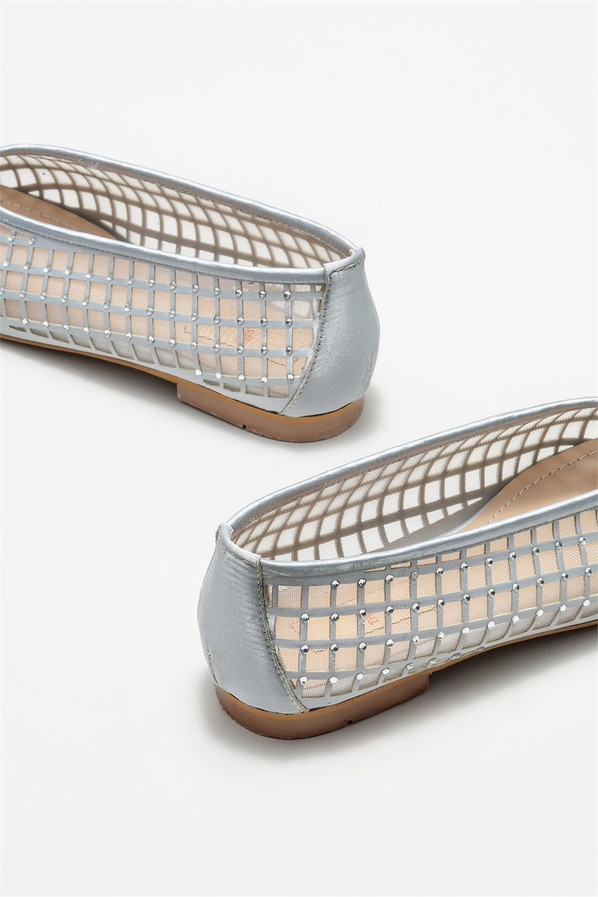 Gri kadın babet - Elle Shoes