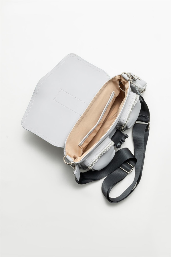 Gri kadın çapraz çanta - Elle Shoes