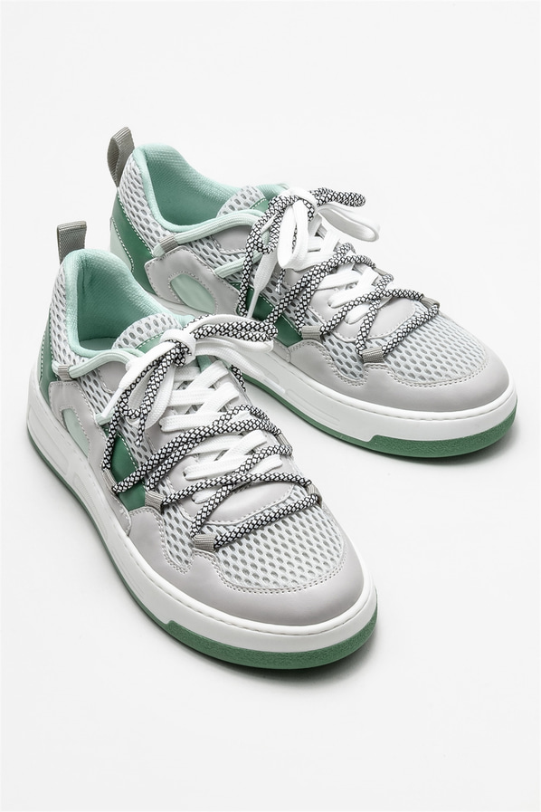 Gri kadın sneaker - Elle Shoes
