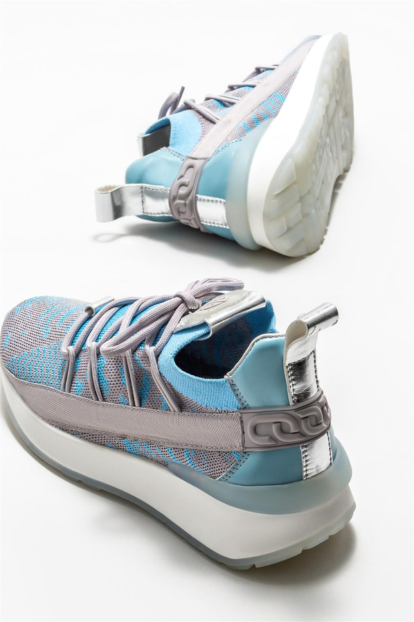 Gri kadın sneaker - Elle Shoes