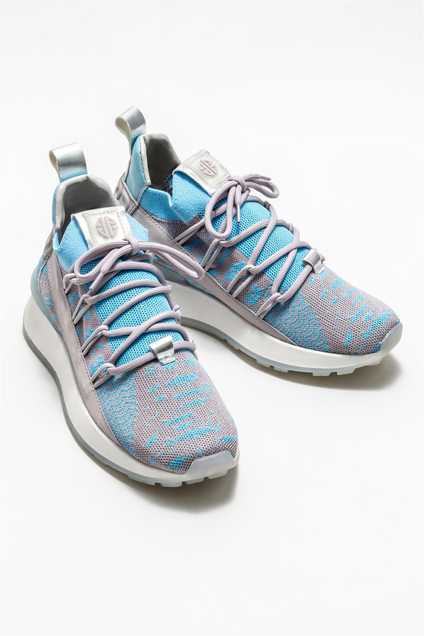 Gri kadın sneaker - Elle Shoes