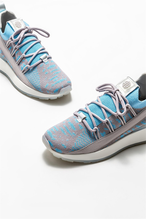 Gri kadın sneaker - Elle Shoes