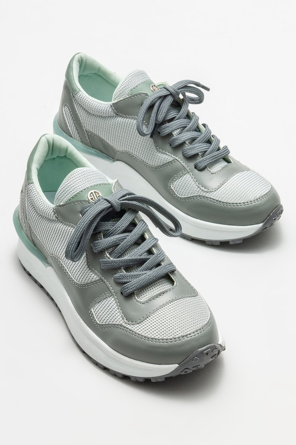 Gri kadın spor ayakkabı - Elle Shoes
