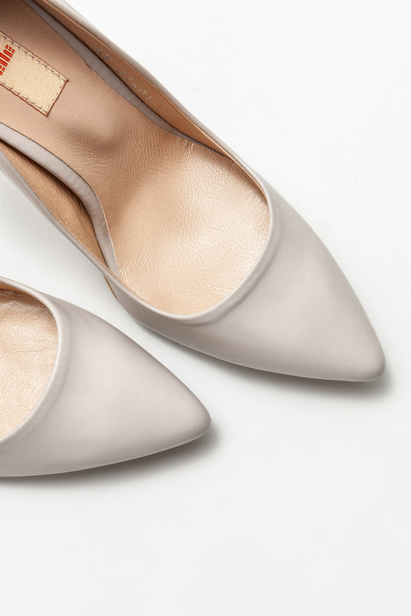 Gri kadın stiletto - Elle Shoes
