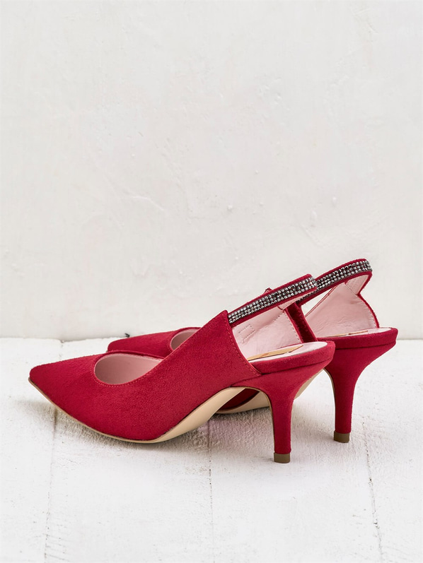 Kırmızı kadın ayakkabı - Elle Shoes