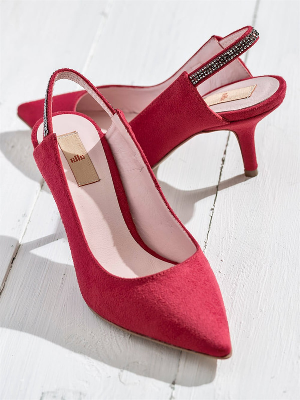 Kırmızı kadın ayakkabı - Elle Shoes