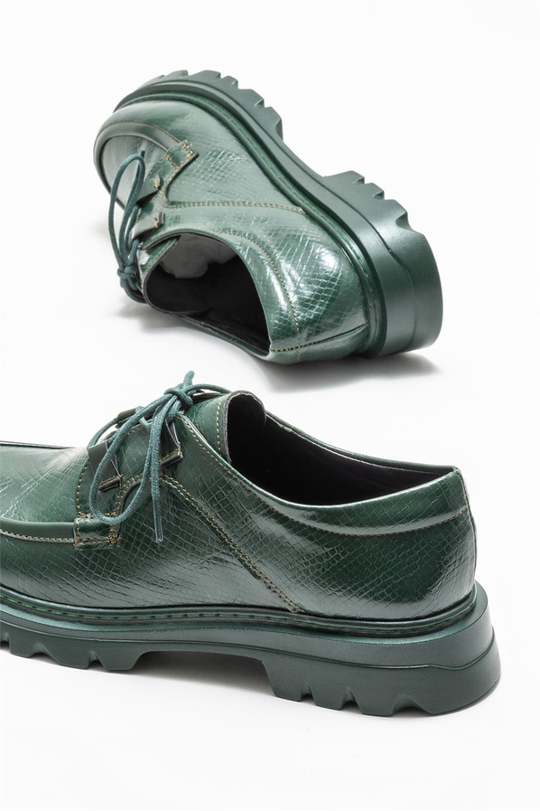 Haki kadın ayakkabı, günlük kullanım için - Elle Shoes