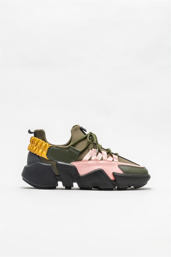 Haki kadın spor ayakkabı - Elle Shoes