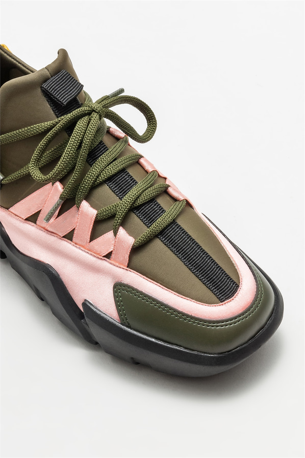Haki kadın spor ayakkabı - Elle Shoes