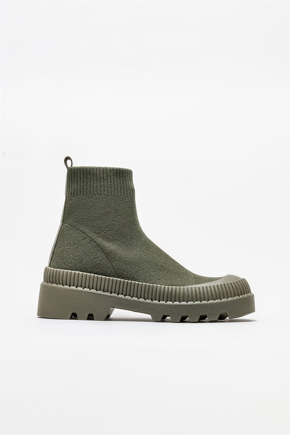 Haki kadın bot - Elle Shoes