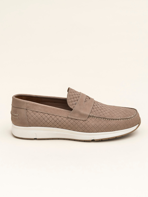 Hakiki Deri Erkek Sneaker Kum