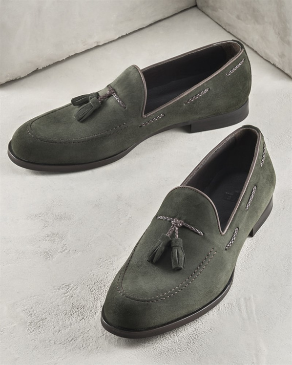 Haki erkek ayakkabı - Elle Shoes