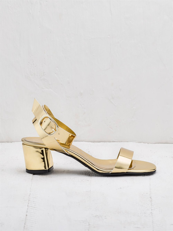 Altın kadın ayakkabı - Elle Shoes