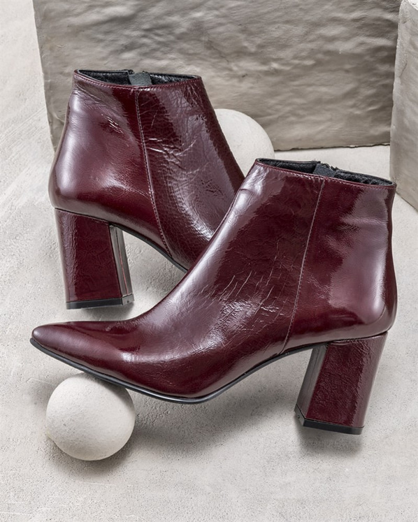 Bordo kadın bot - Elle Shoes