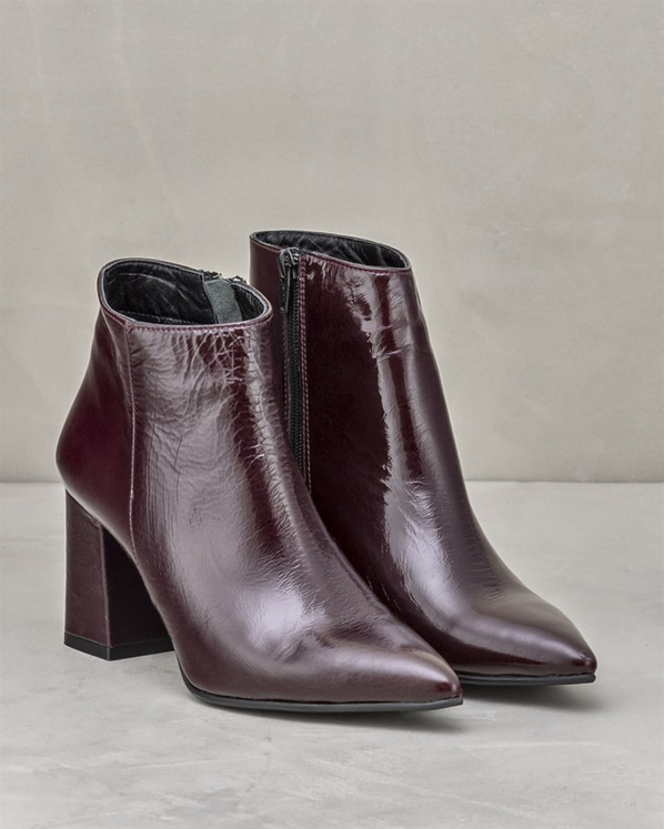 Bordo kadın bot - Elle Shoes