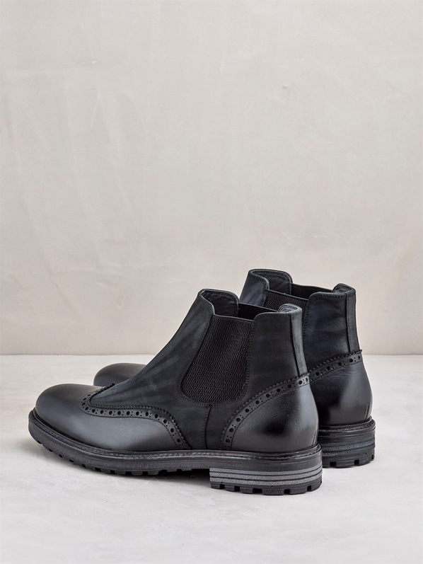 Siyah erkek bot - Elle Shoes