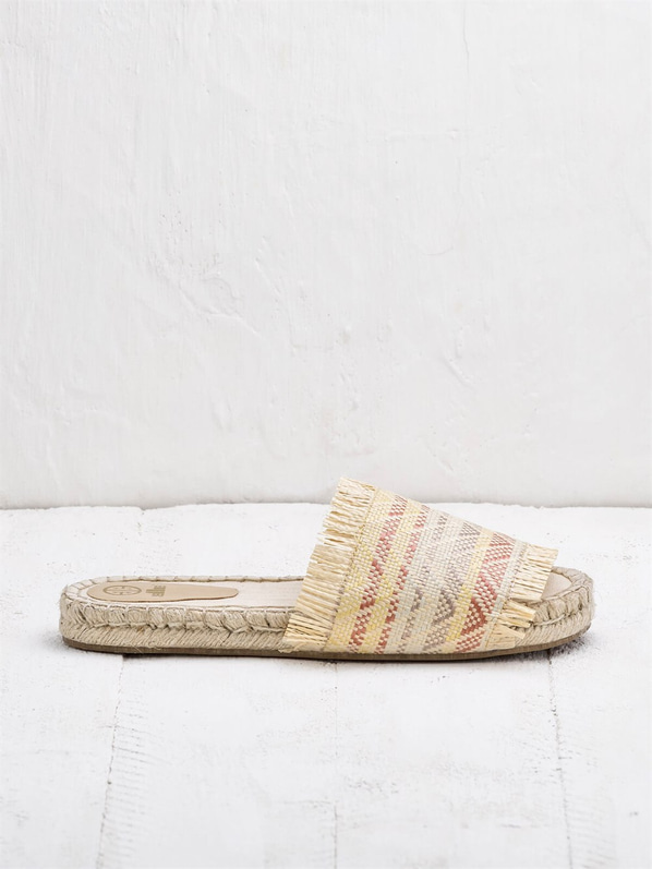 Bej kadın terlik - Elle Shoes